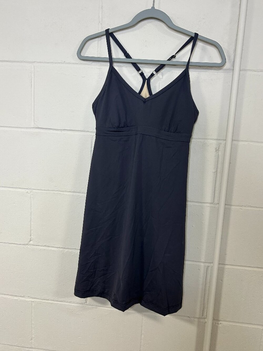 Athleta Dress Womens Small Padded Athleisure Racerback Navy Sports Navy Casual